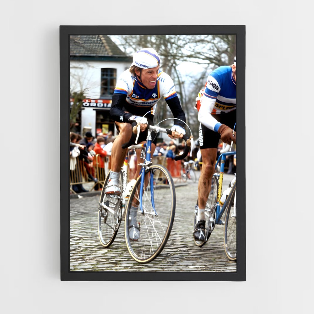 Poster Les Roues de la Victoire – affiche Cyclisme (vue 2)